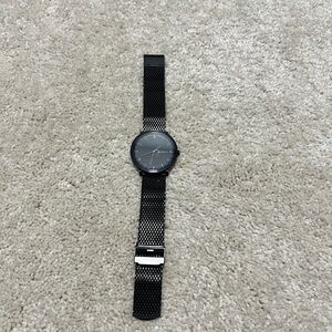 Men's Black Skagen Hald Multi-Function Mesh Band Watch SKW6171